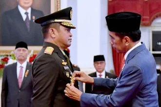 Pelantikan Letnan Jenderal TNI Maruli Simanjuntak sebagai Kasad di Istana Negara, Jakarta, Rabu (29/11/2023) | dok/foto: BPMI Setpres