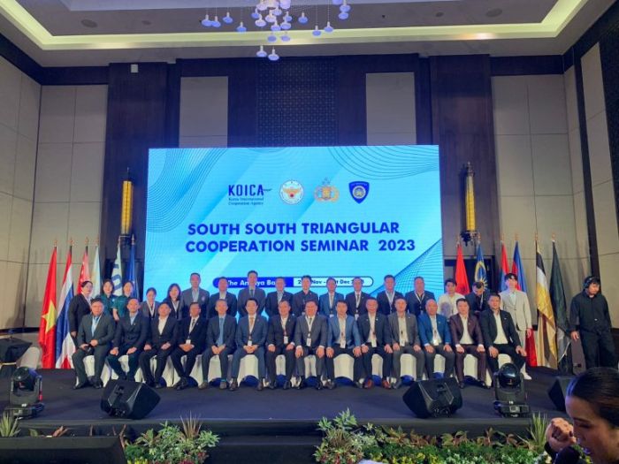 Seminar ‘The South-South Triangular Cooperation‘ yang digelar di Badung, Bali, Rabu (29/11/2023) | Source: Humas Polri