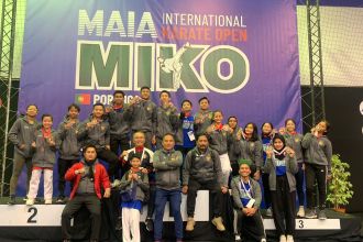 Tim Karate Indonesia di Maia International Karate Open (MIKO) 2023, Portugal | dok/foto: Kemendikbud