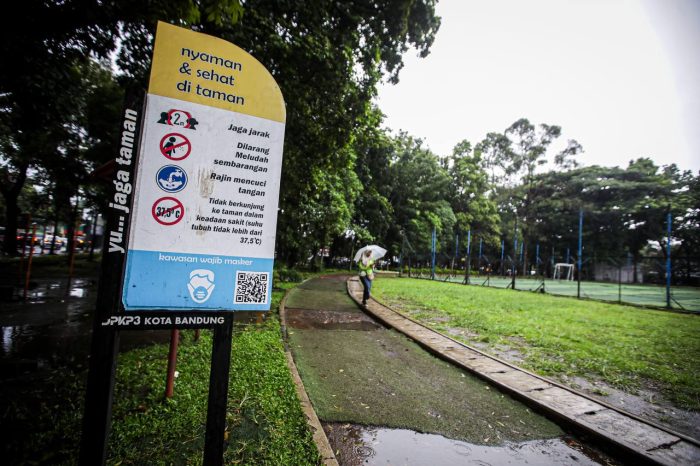Lapangan Supratman yang berada di Jalan Supratman, Cihapit, Kecamatan Bandung Wetan, Kota Bandung, Jawa Barat | dok/foto: Hum/Kota Bandung