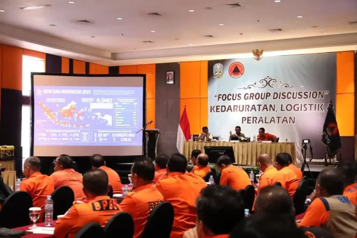 Rakor Antisipasi dan Siaga Bencana Hidrometeorologi Tahun 2024 di wilayah Provinsi Jawa Timur, Selasa (16/1/2024) | dok/foto: BNPB RI