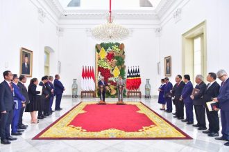 Presiden Joko Widodo saat menggelar pertemuan dengan PM Timor-Leste, Kay Rala Xanana Gusmao, di Istana Kepresidenan Bogor, Jawa Barat, Jumat (26/1/2024) | dok/foto: BPMI Setpres