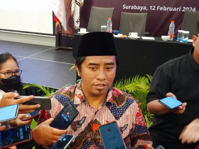 Komisioner Komisi Pemilihan Umum (Pemilu) Kota Surabaya, Subairi | dok/foto: Dwd/Bicaraindonesia.id