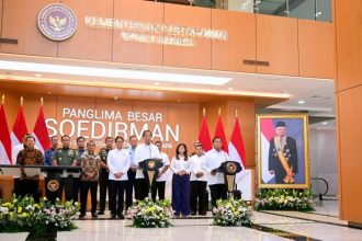 Peresmian RS PPN Panglima Besar Soedirman dan 20 rumah sakit TNI lainnya, di RS PPN Panglima Besar Soedirman, Bintaro, Jakarta, Senin (19/02/2024) | dok/foto: BPMI Setpres