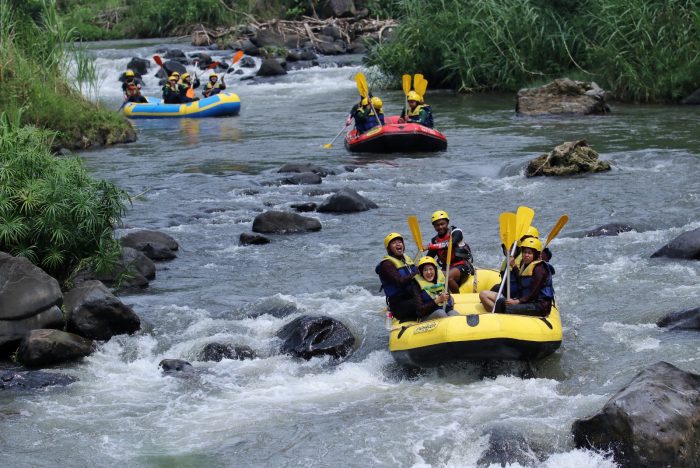 Wisata Rafting di Sungai Pekalen, Desa Persawahan, Kecamatan Tiris, Kabupaten Probolinggo | dok/foto: Istimewa
