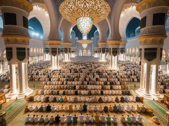 Ilustrasi Salat Tarawih berjamaah di Masjid | Sc: Istimewa