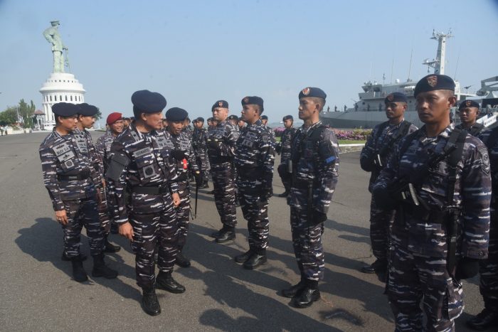 Apel gelar kesiapan Latma Joint Minex Pandu T.A 2024 di di Dermaga Madura Koarmada II, Ujung Surabaya, Rabu (8/5/2024) | dok/foto: Dispen Koarmada II