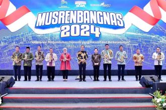 Musrenbangnas Tahun 2024 Tahun 2024, di Jakarta Convention Center (JCC), Jakarta, Senin (6/5/2024) | dok/foto: BPMI Setpres