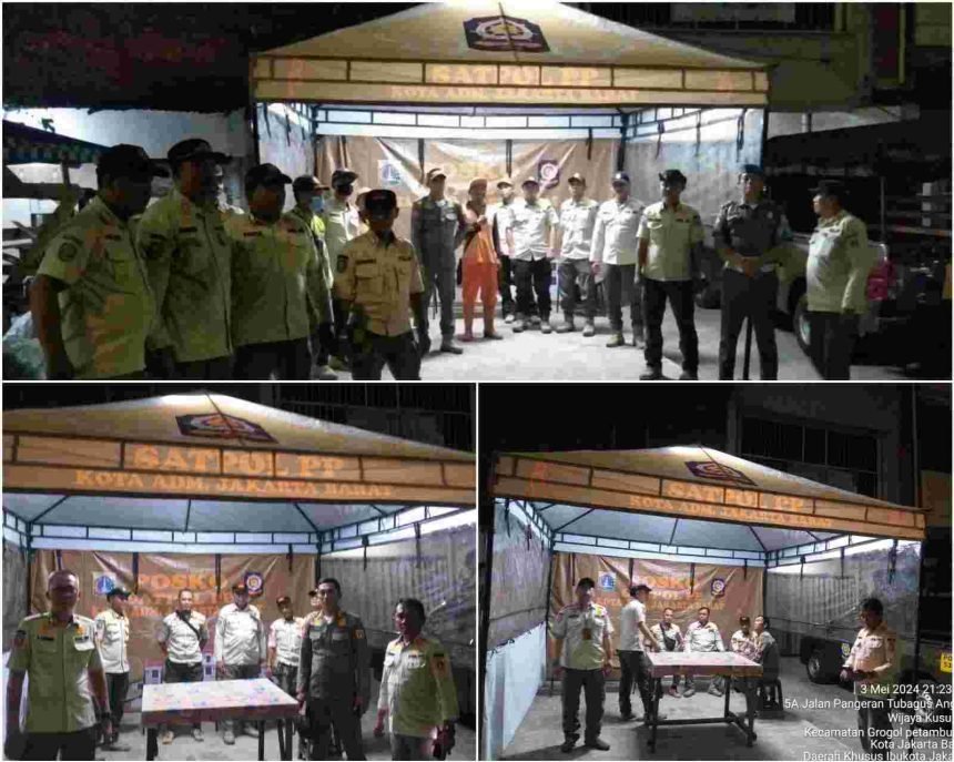 Posko keamanan yang didirikan Satpol PP DKI Jakarta | dok/foto: Pemprov DKI Jakarta