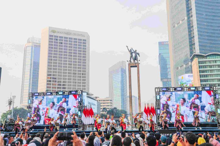 Pencanangan HUT ke-497 Kota Jakarta di Bundaran Hotel Indonesia (HI), Jakarta Pusat, Minggu (19/5/2024) | dok/foto: Pemprov DKI Jakarta