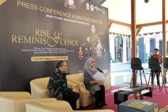Konferensi pers East Java Fashion Harmony 2024 di Gedung Cak Durasim Surabaya, Jumat (7/6/2024) | dok/foto: Istimewa