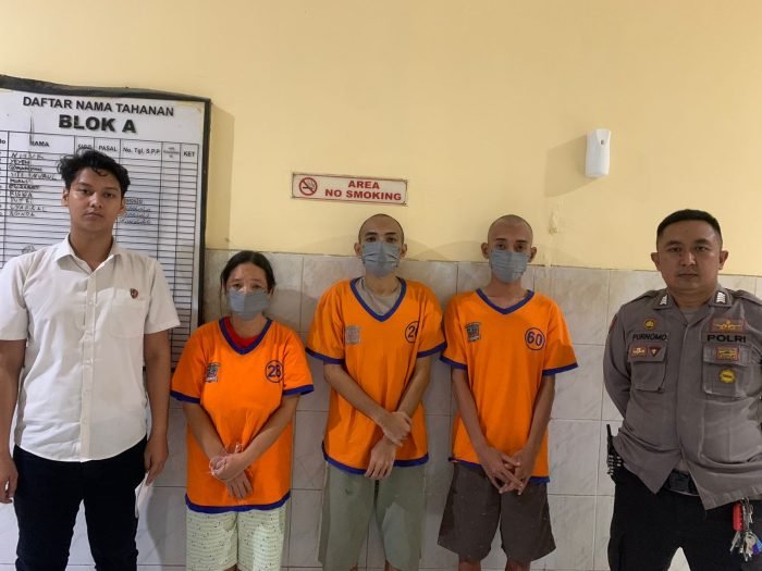 Sindikat maling motor yang sempat beroperasi di Aspol Ketintang Surabaya | Foto: Istimewa