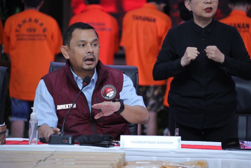 Direktur Tindak Pidana Narkoba Bareskrim Polri, Brigadir Jenderal Polisi Mukti Juharsa | Foto: Polri