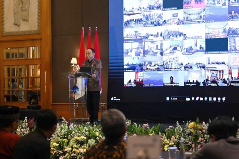 Menkominfo Budi Arie Setiadi, dalam Sosialisasi Pencegahan Aktivitas Perjudian di Lingkungan Kementerian Kominfo di Jakarta Pusat, Kamis (25/7/2024) | Foto: dok. Hum/Kominfo