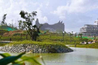 Embung MBH di Kawasan Inti Pusat Pemerintahan (KIPP) Ibu Kota Nusantara (IKN) | Foto: dok. PUPR