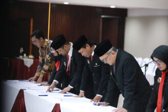 Pelantikan Pejabat Pimpinan Tinggi Pratama KPK di Gedung Merah Putih KPK, Jakarta, Jumat (16/8/2024) | Foto: Hum-KPK