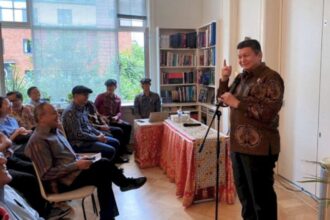 Kegiatan diseminasi pencegahan tindak pidana terorisme di Kantor Kedutaan Besar Republik Indonesia (KBRI) Oslo, Norwegia Rabu (7/8/2024) | Foto: dok. BNPT RI