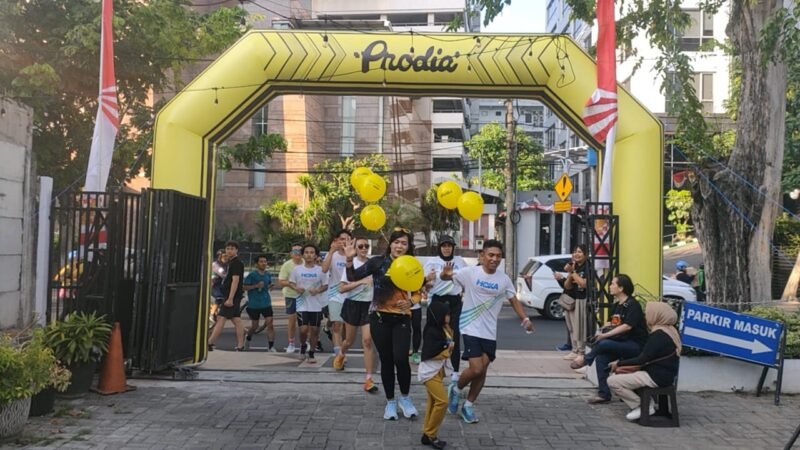Prodia Healthy & Fun with Community (Prodia HFC) 2024 di Kota Surabaya | Foto: DAP/Ist