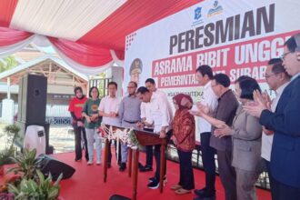 Acara peresmian Asrama Anak Asuh Bibit Unggul yang terletak di Jl. Villa Kalijudan Indah XV/Kav. 2-4, Kota Surabaya, Senin (26/8/2024) | Foto: A1/BI