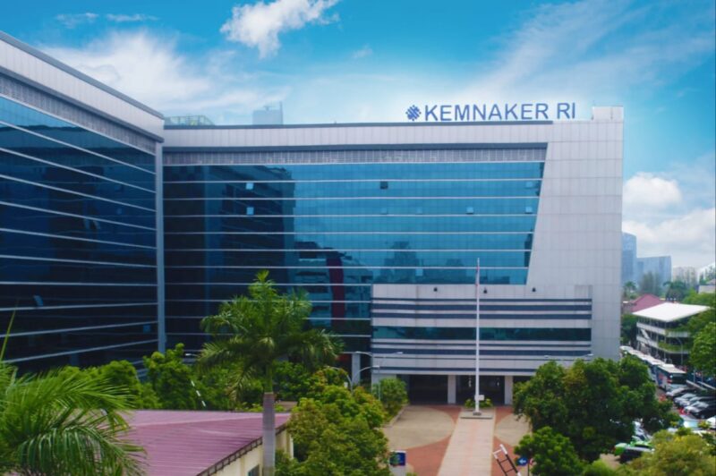Gedung Kantor Kementerian Ketenagakerjaan (Kemnaker) RI, Jakarta | Foto: dok. Kemnaker