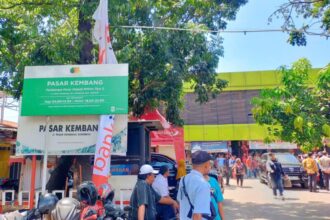 Pasar Kembang di Jalan Pasar Kembang Kelurahan Wonorejo, Kecamatan Tegalsari Surabaya | Foto: An/BicaraIndonesia.id