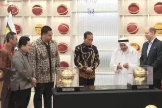 Peresmian kantor FIBA Indonesia di Menara Danareksa, Jakarta, Selasa, 17 September 2024 | Source: YT/BPMI Setpres