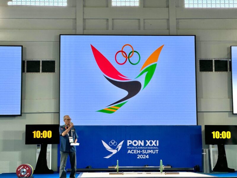 Pembukaan rangkaian pertandingan Angkat Besi di ajang PON) XXI Aceh-Sumatera Utara (Sumut) Tahun 2024, Rabu (4/9/2024) | Foto: KONI