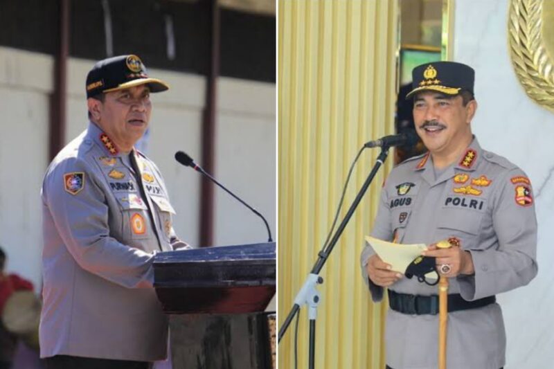 Dari kiri: Purwadi Arianto dan Agus Andrianto | Foto: dok. Polri