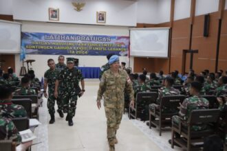 Latihan ini juga merupakan bagian dari komitmen Koarmada II dalam mendukung operasi perdamaian dunia | Sumber Foto: Dispen Koarmada II