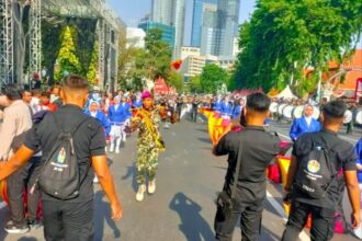 Jalan sehat menyambut Hari Santri Nasional 2024 | Foto: Dimas AP