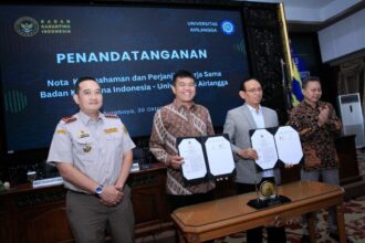 Penandatanganan Nota Kesepahaman dan Perjanjian Kerja Sama antara Barantin dan Unair di Surabaya, Rabu (30/10/2024) | Foto: Ariandi K/BI