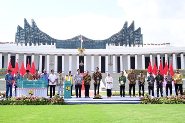 Acara peresmian Istana Negara yang berada Kawasan Ibu Kota Nusantara (IKN), Jumat, 11 Oktober 2024 | Sumber Foto: BPMI Setpres