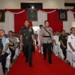 Upacara penutupan Dikreg ke-52 Sesko TNI bertempat di Markas Komando Sesko TNI, Bandung, Jawa Barat, Selasa (26/11/2024) | Sumber Foto: Puspen TNI