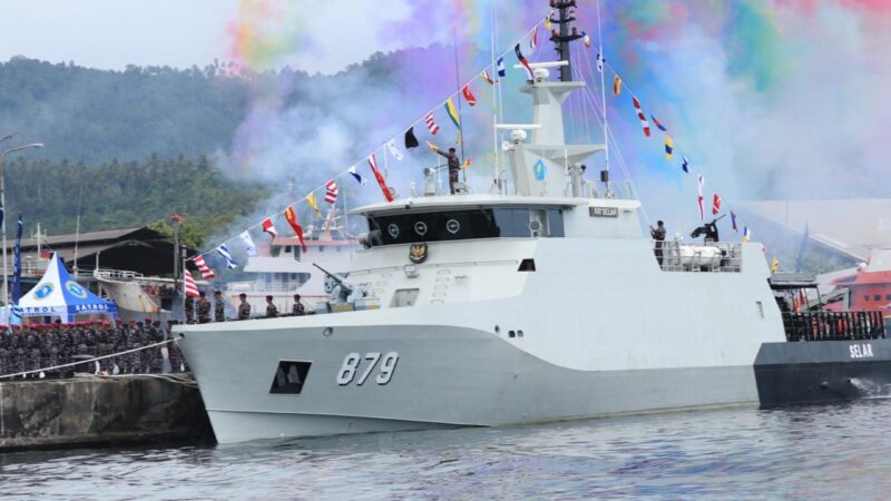 KRI Selar-879 diproyeksikan untuk mendukung tugas-tugas pokok Lantamal VIII | Sumber Foto: Dispen Koarmada II