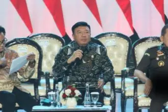 Menko Polkam Budi Gunawan dalam Rakornas Pemerintah Pusat dan Daerah 2024 di Kabupaten Bogor, Jawa Barat, Kamis (7/11/2024) | Foto: dok. Kemenko Polkam