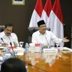 Menteri Sosial Saifullah Yusuf (kanan) saat berkunjung ke kantor Kementerian Imipas di Jakarta, Rabu (20/11/2024) | Foto: Hum Kemensos