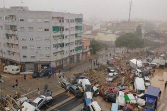 Salah satu wilayah di Valencia, Spanyol, pasca badai DANA yang melanda pada Selasa (29/10/2024) | Sc instagram: @meteoextrema