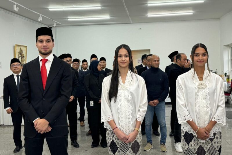 Prosesi pengambilan sumpah di Kedutaan Besar Republik Indonesia di Kopenhagen, Denmark, Jumat 8 November 2024 | Foto: dok. Hum Kemenhum