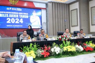 Dalam refleksi tersebut, Kapolda Jatim, Irjen Pol Imam Sugianto memaparkan tiga capaian utama sepanjang tahun 2024 | Foto: Ariandi K/BI