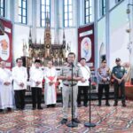 Pj Gubernur DKI Jakarta, Teguh Setyabudi bersama Forkopimda saat mengunjungi sejumlah gereja di Jakarta, Selasa (24/12/2024) | Sumber Foto: Pemprov DKI