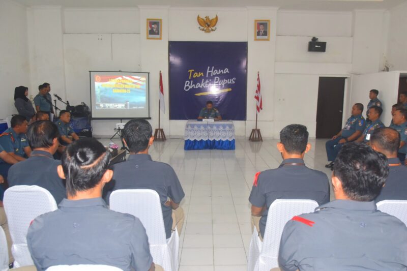 Pembukaan Latpratugas Intelmar Barakuda-25 di Ruang Serba Guna Denintel Koarmada II, Ujung Surabaya, Surabaya, Rabu (15/1/2025) | Sumber Foto: Dispen Koarmada II