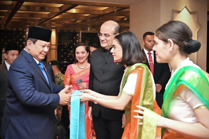 Presiden RI Prabowo Subianto, sat tiba di New Delhi, India, Kamis malam, 23 Januari 2025 | Sumber Foto: BPMI Setpres