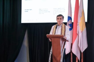 Menaker Yassierli, saat memberikan kuliah umum di Institut Teknologi Sumatera (Itera) di Lampung Selatan, Lampung, Selasa 21 Januari 2025 | Foto: dok. Hum Kemnaker