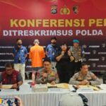 Konferensi pers ungkap kasus tindak pidana alih fungsi lahan pertanian yang berlangsung di Loby Ditreskrimsus Polda Bali, Jumat, (24/1/2025) | Sumber Foto: dok. Hum Polda Bali