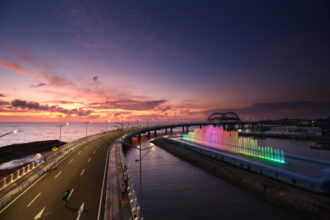 Jembatan Suroboyo yang berada di kawasan Kenjeran Surabaya | Foto: dok. Pemkot Surabaya