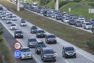 Ilustrasi arus lalu lintas di Jalan Tol | Foto: dok. Polri