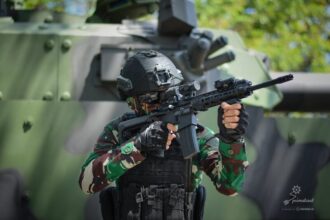 Senapan serbu SS3-M1 produksi PT Pindad merupakan pengembangan dari SS1 dan SS2 | Sumber Foto: dok. PT Pindad