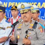 Kakorlantas Polri, Irjen Agus Suryonugroho, saat meninjau Terminal Pulo Gebang, Jakarta Timur, Senin (17/2/2025) | Sumber Foto: Polri