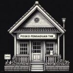 Ilustrasi posko pengaduan Tunjangan Hari Raya (THR) 2025 di Kota Surabaya | Foto: Pow-AI /Bicara Indonesia