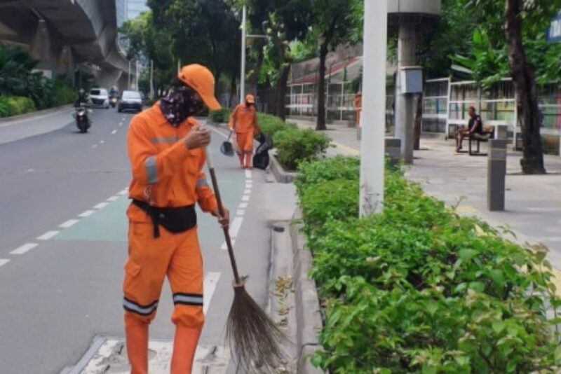 dok. Petugas Penanganan Prasarana dan Sarana Umum (PPSU) Provinsi DKI Jakarta | Sumber Foto: Kominfotik DKI Jakarta